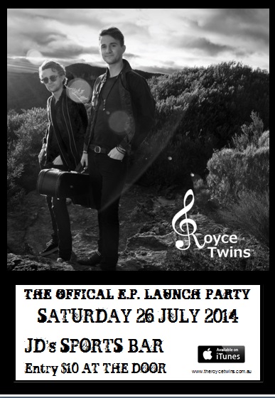 The Royce Twins - Official EP Launch - Poster