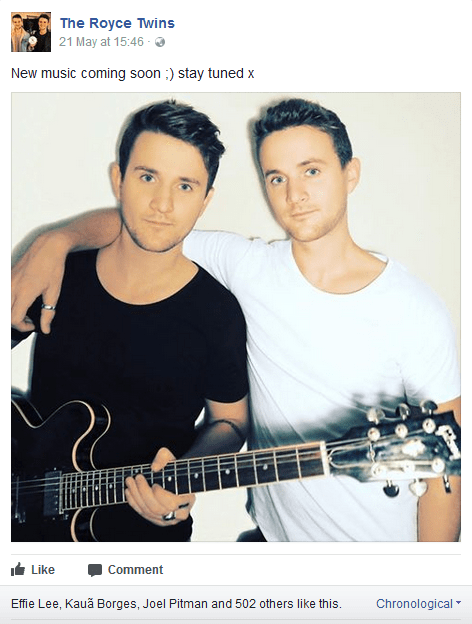 New music - The Royce Twins